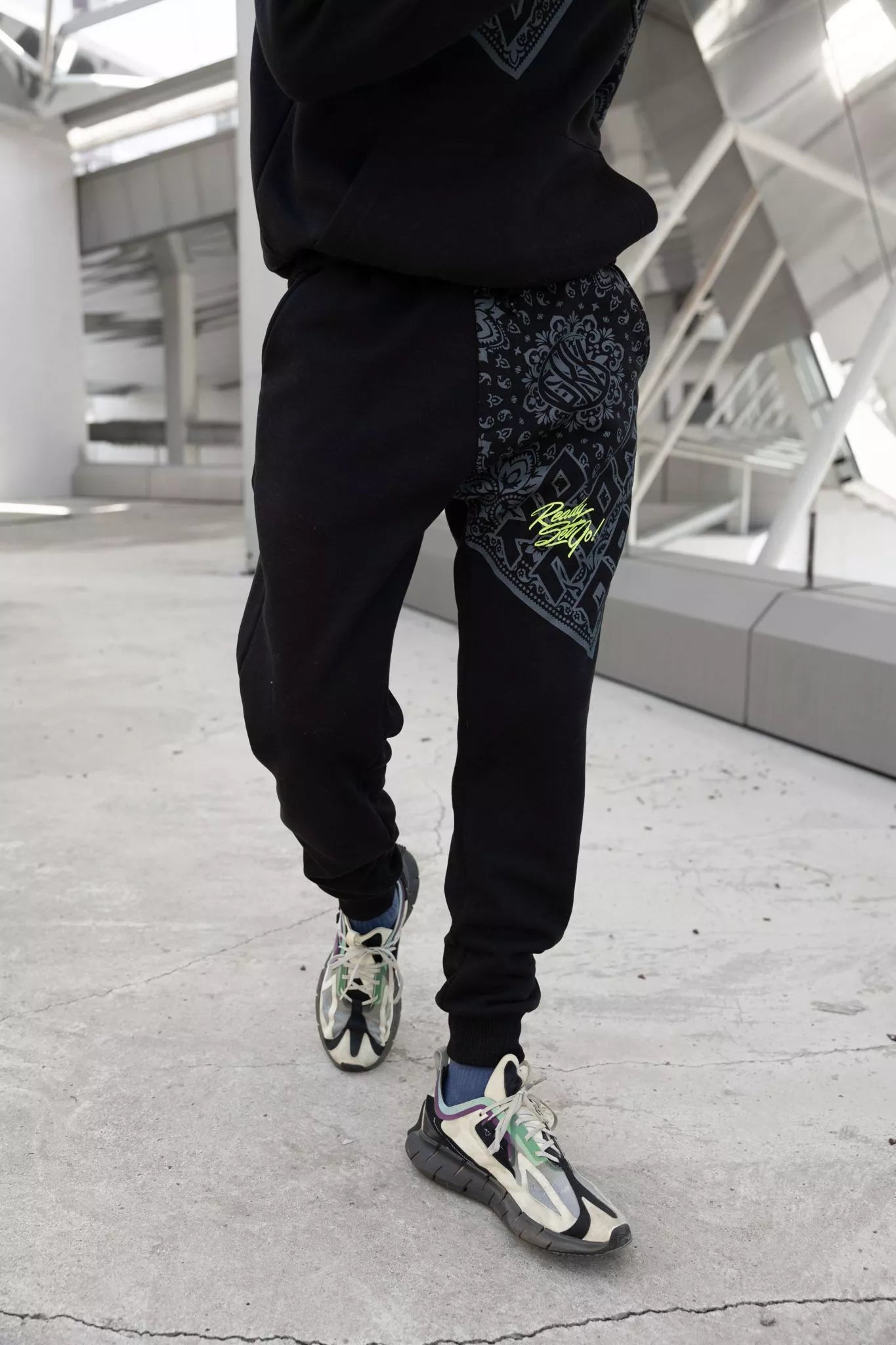 Men's black casual set Margis