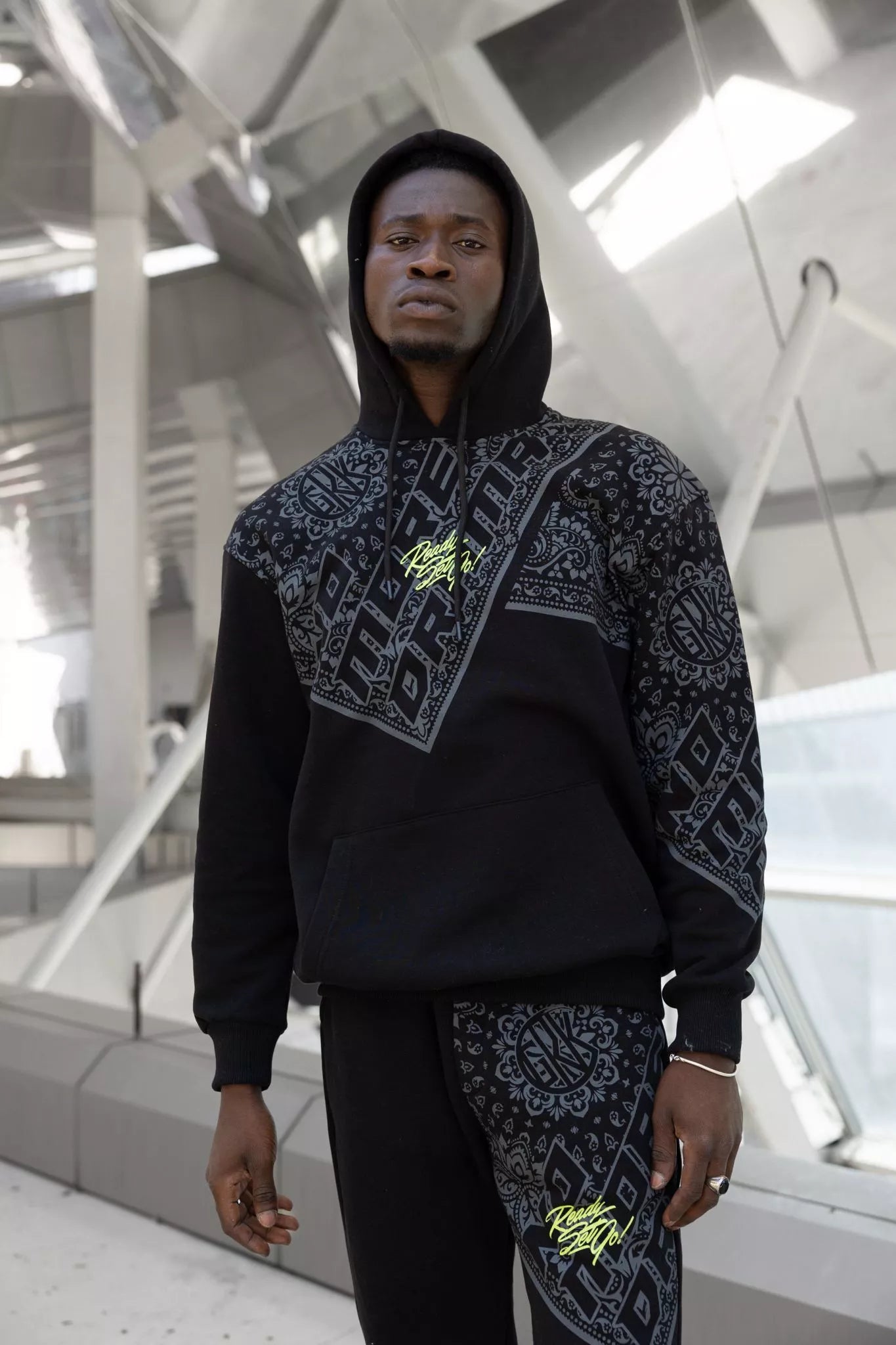 Men's black casual set Margis