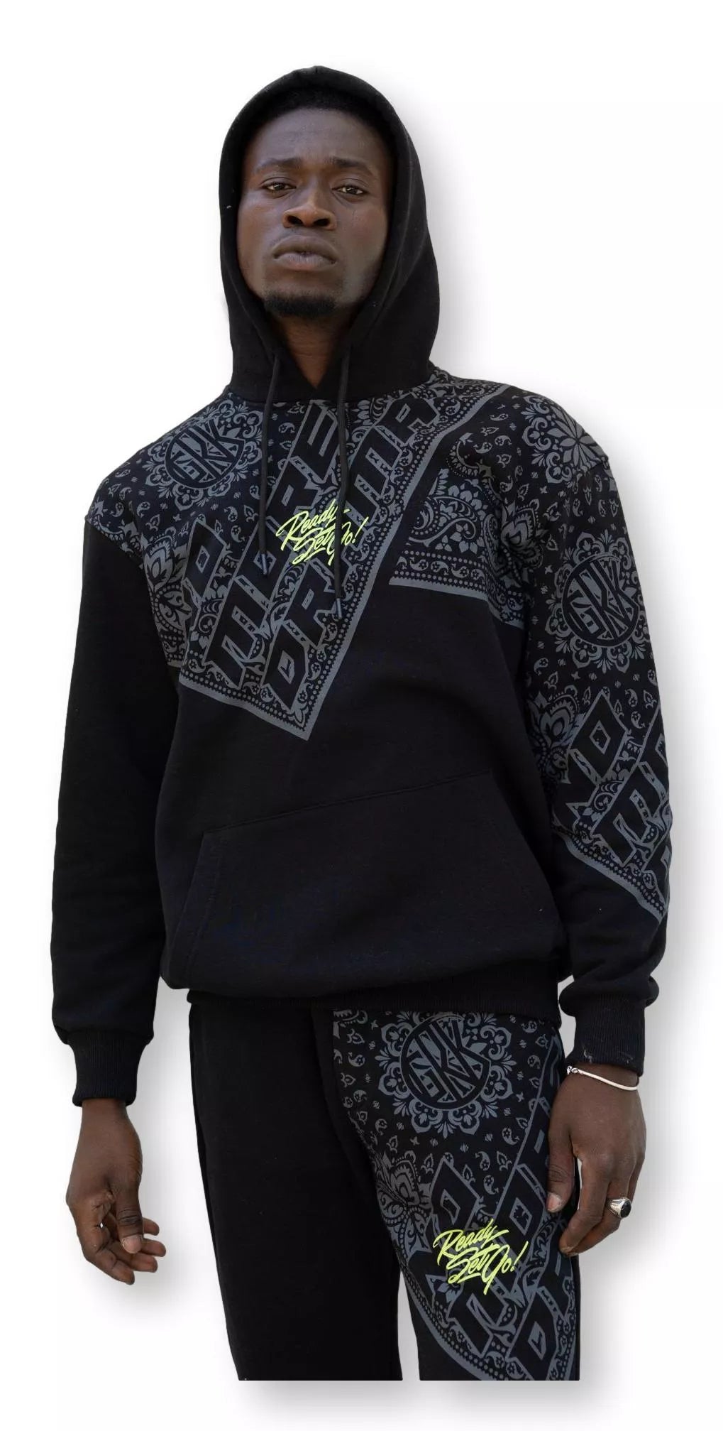 Men's black casual set Margis