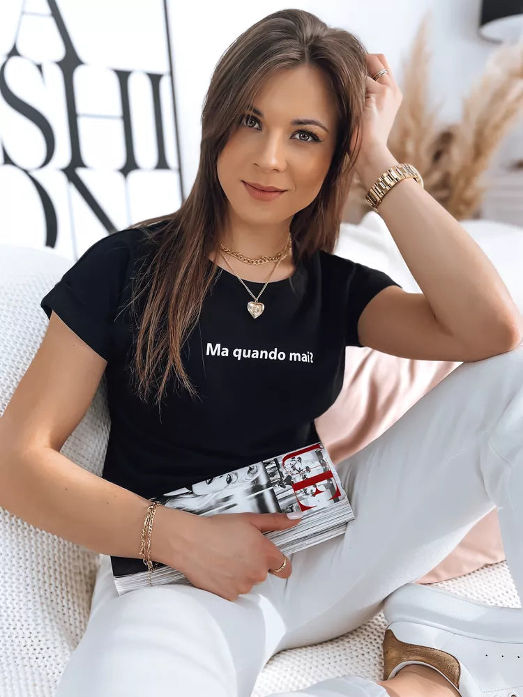 Black T-shirt Mai