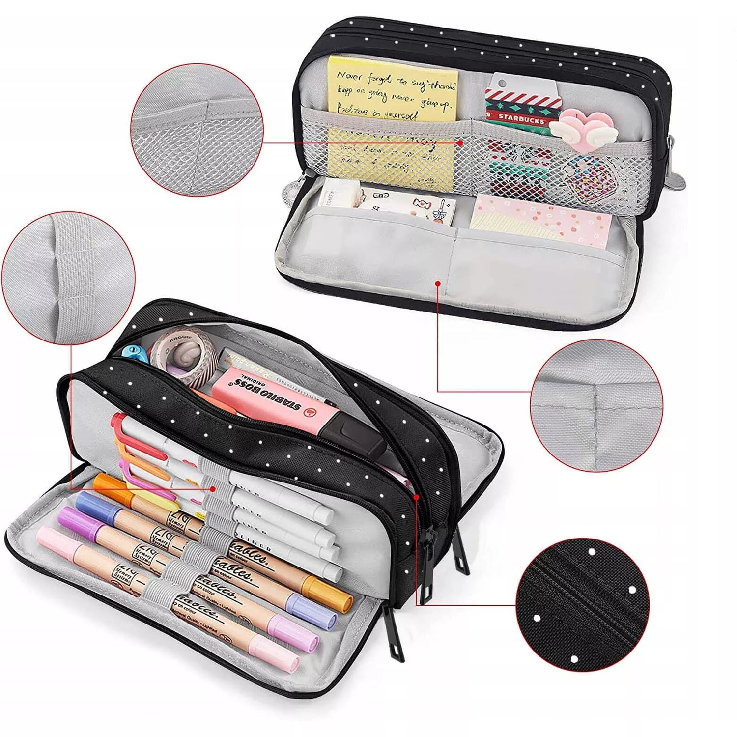 Black pencil case Major