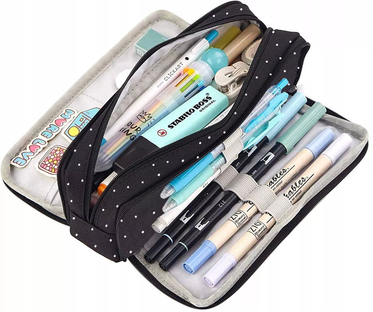 Black pencil case Major