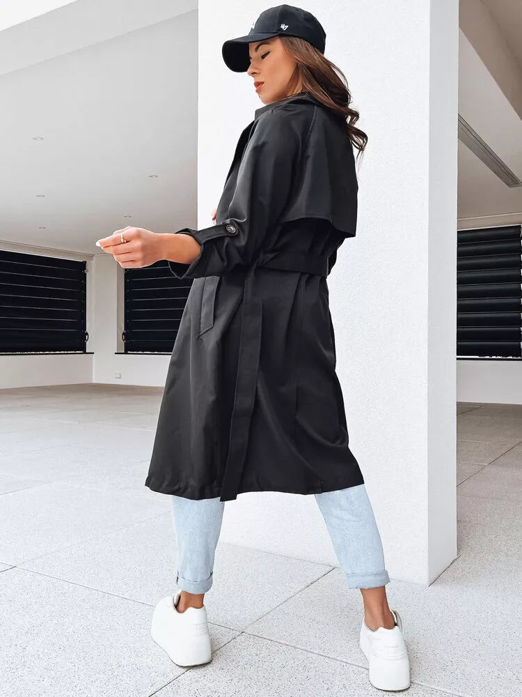 Black women's thin coat Binc