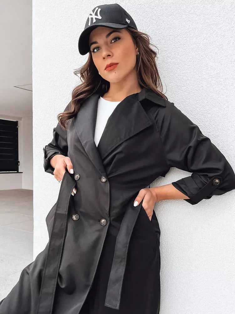 Black women's thin coat Binc