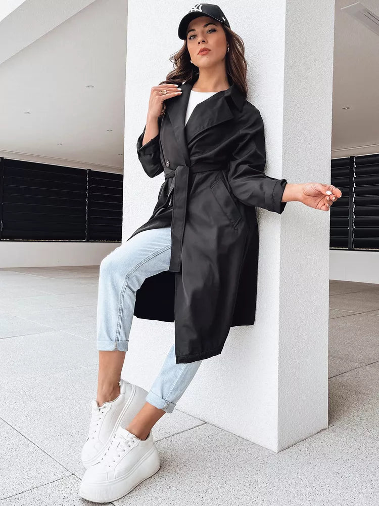 Black women's thin coat Binc