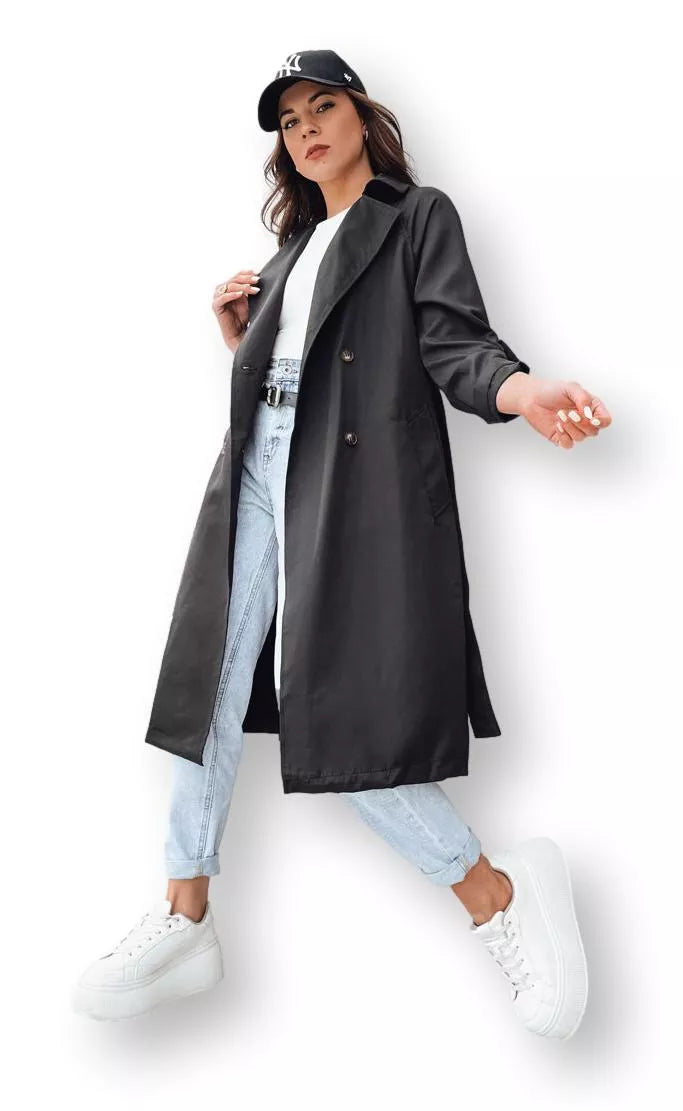Black women's thin coat Binc