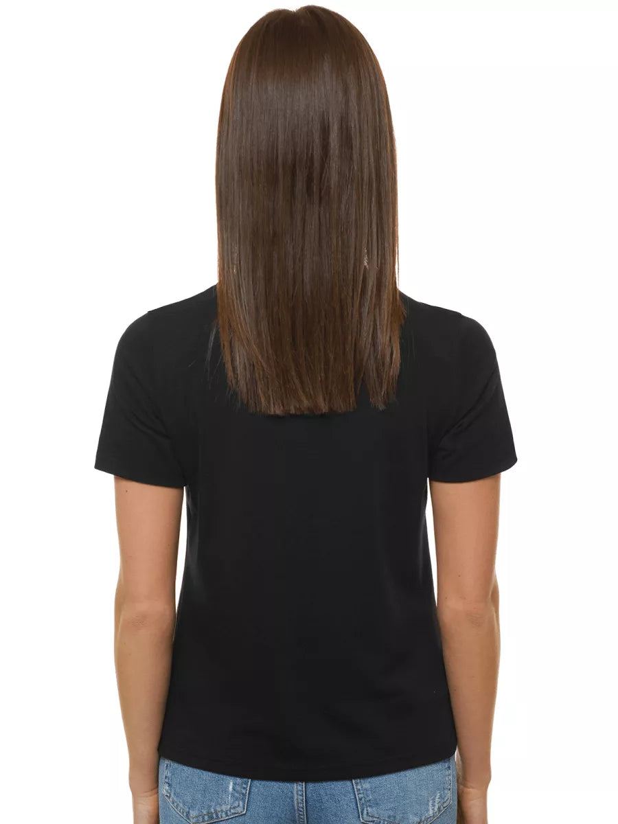 Women's black T-shirt Dian