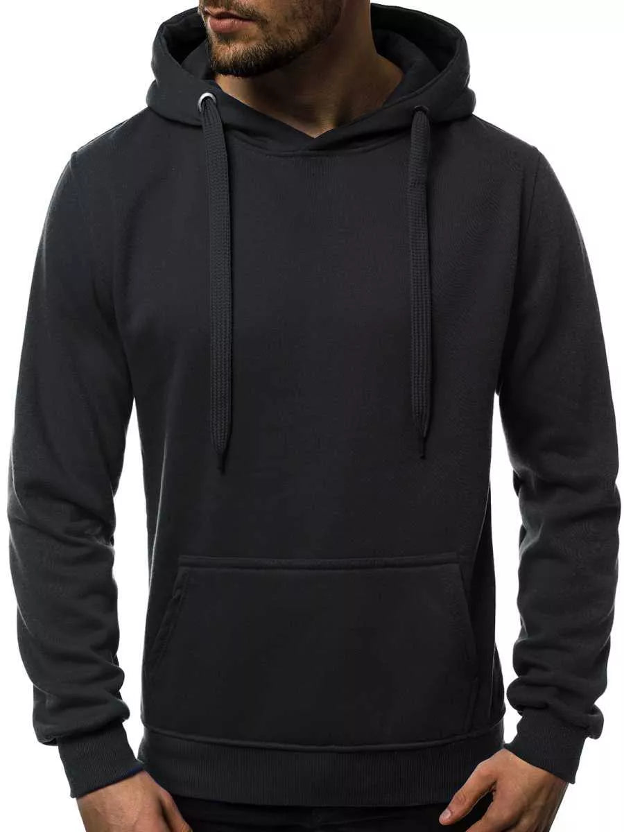 Black men's hoodie Buvoli