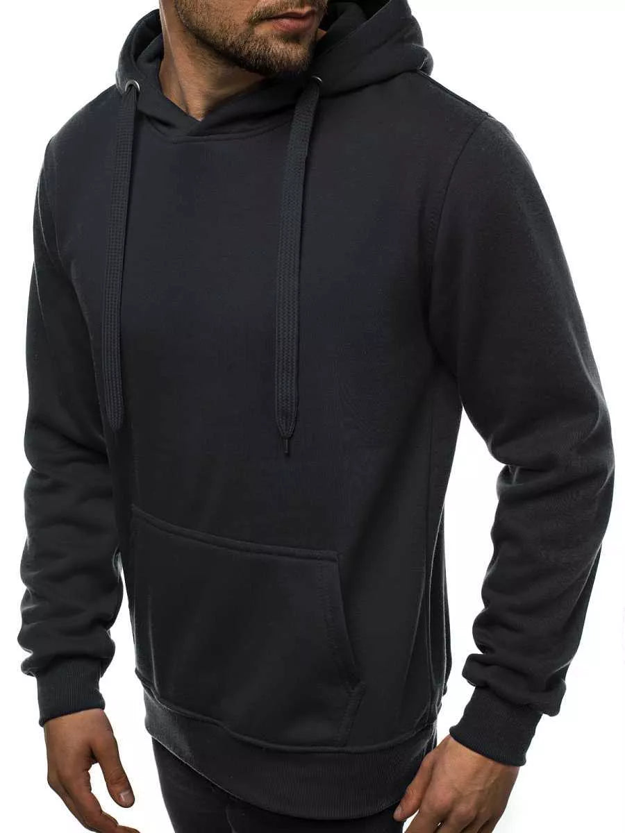 Black men's hoodie Buvoli