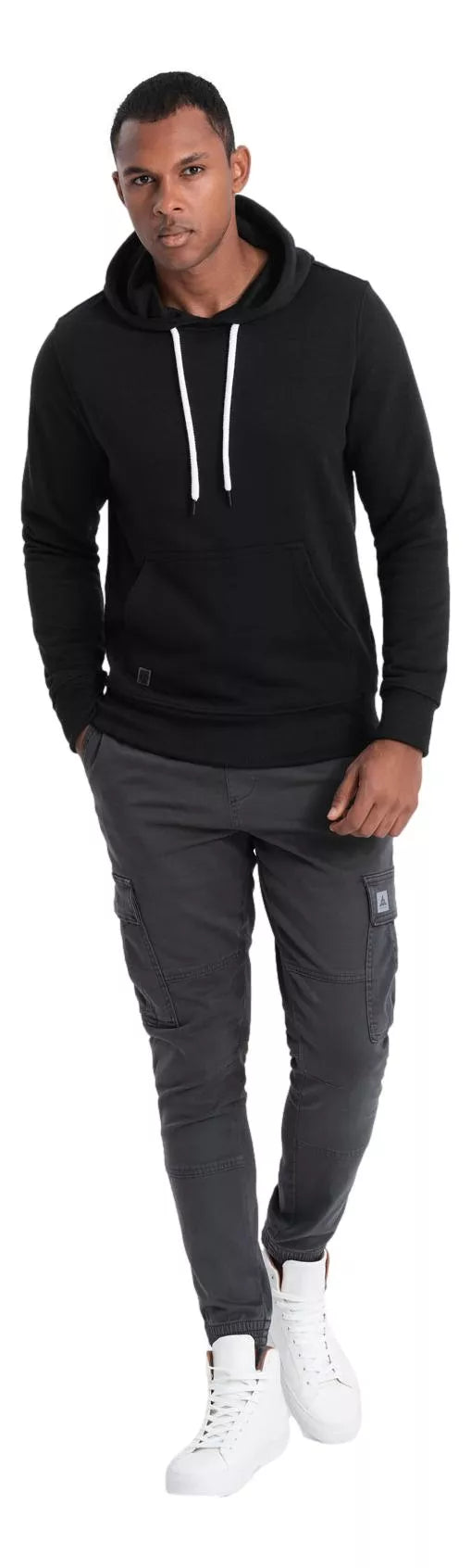 Black men's sweater Bold