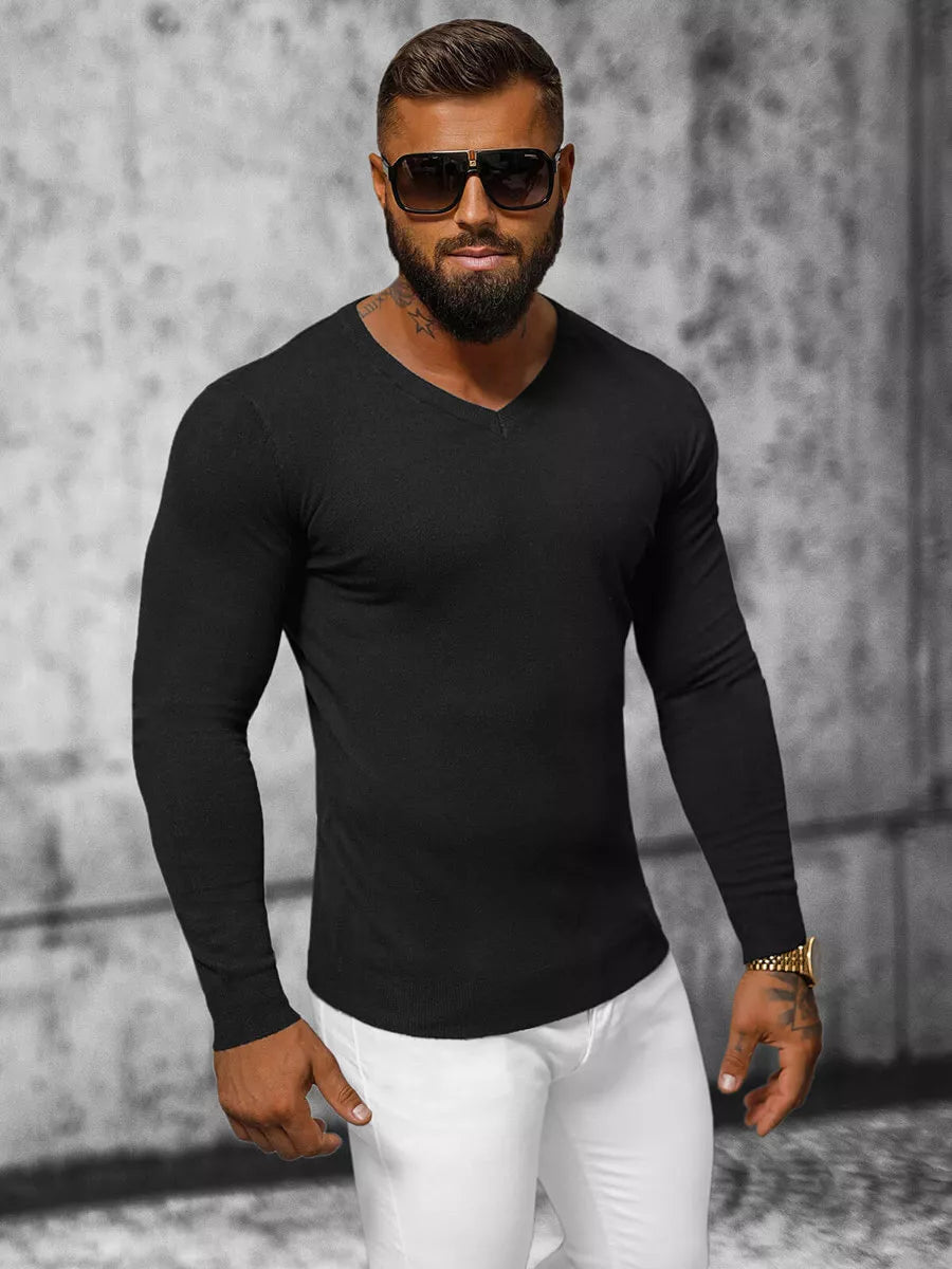 Black men's sweater Gozil