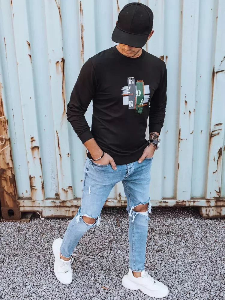 Black men's sweater Livol