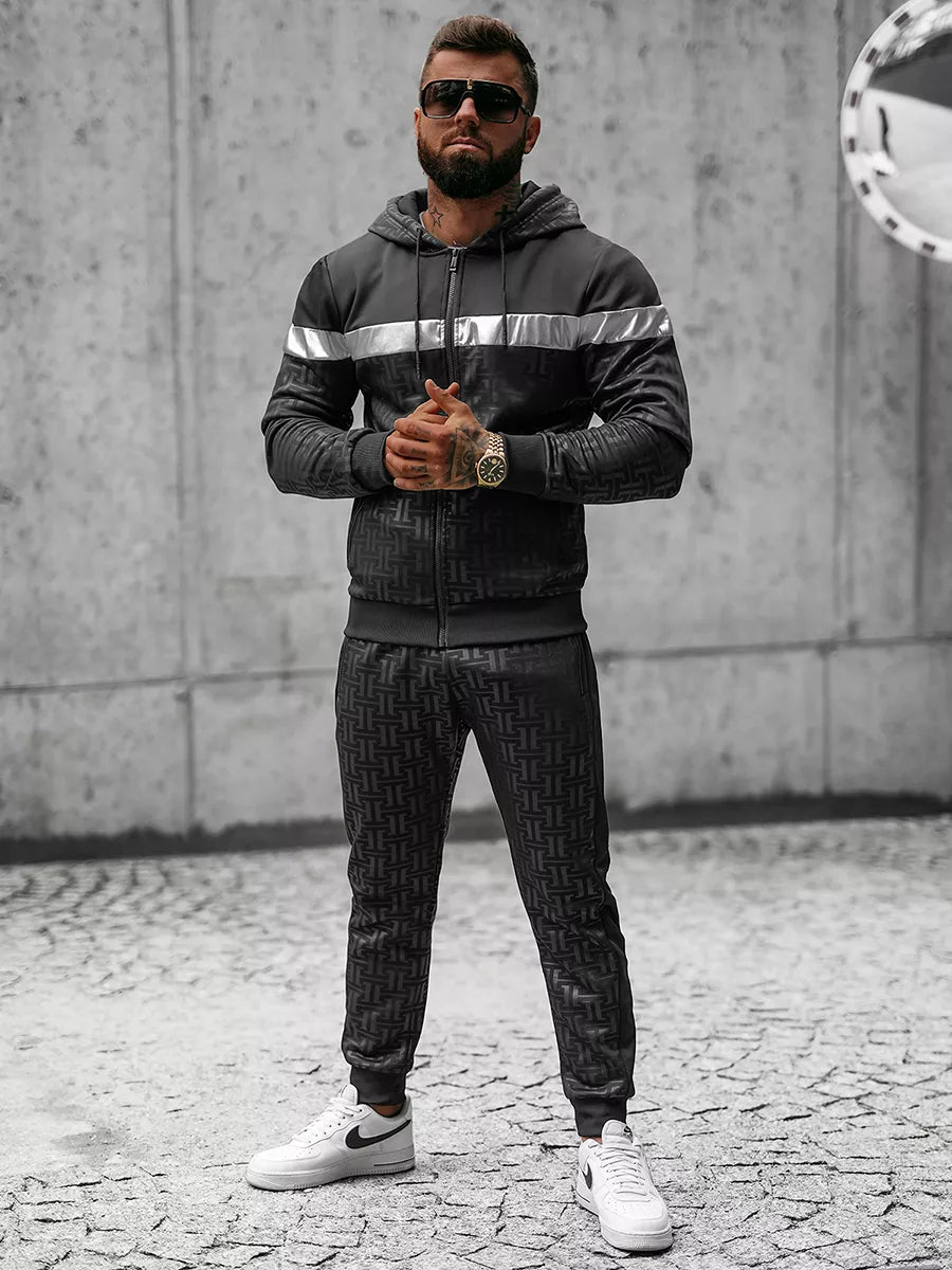 Black men's set with hood Elers