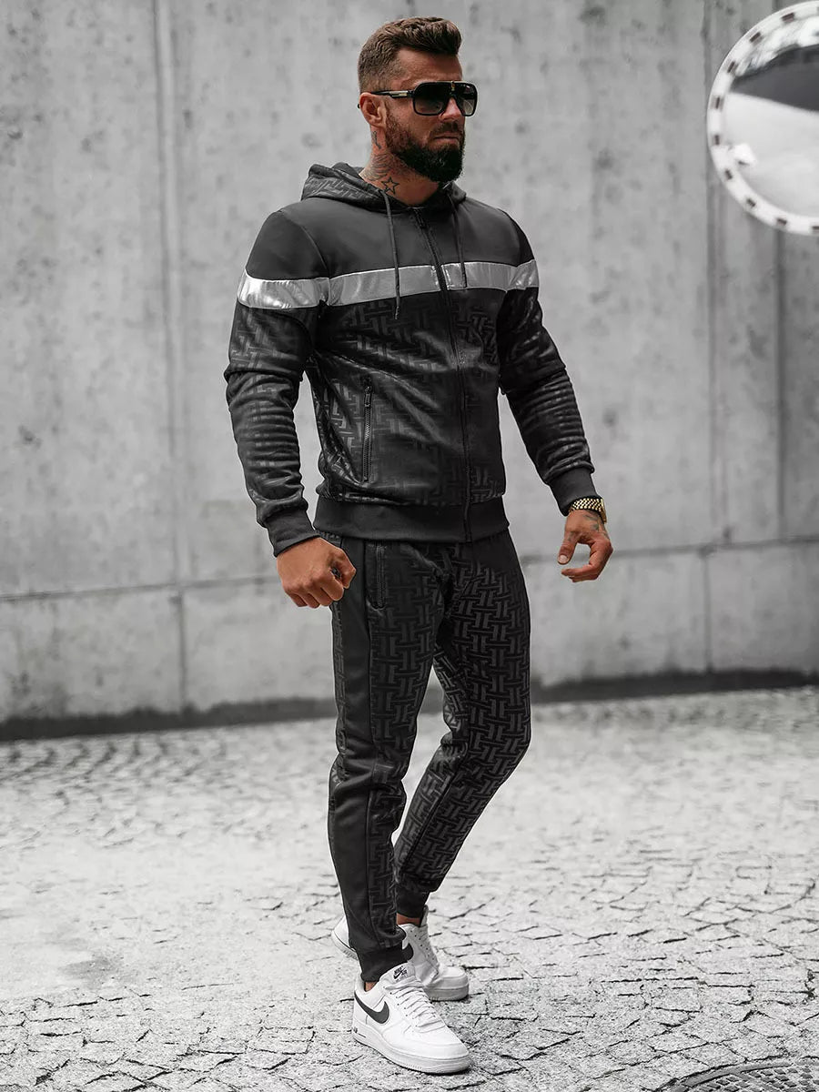 Black men's set with hood Elers