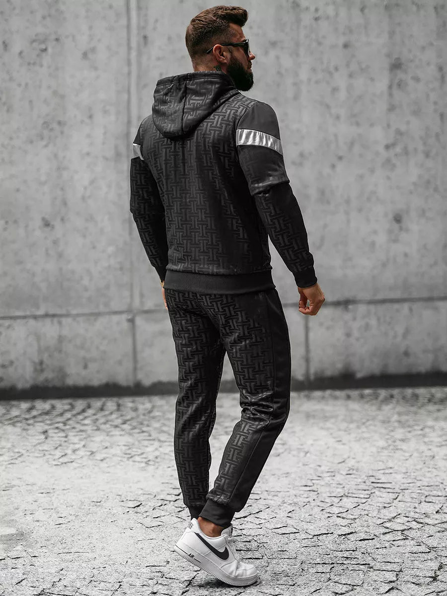 Black men's set with hood Elers