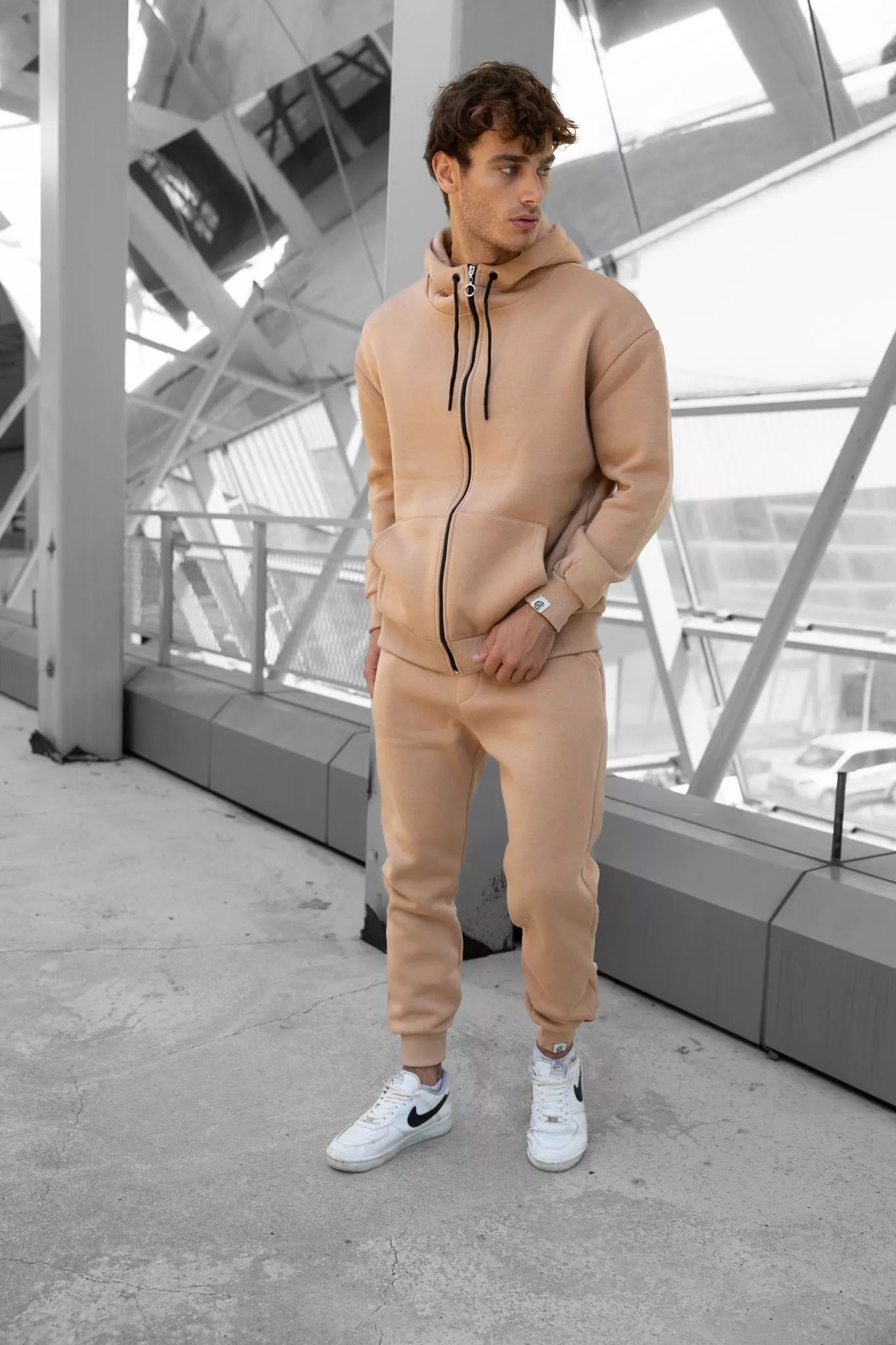 Light brown hooded Zipos set.