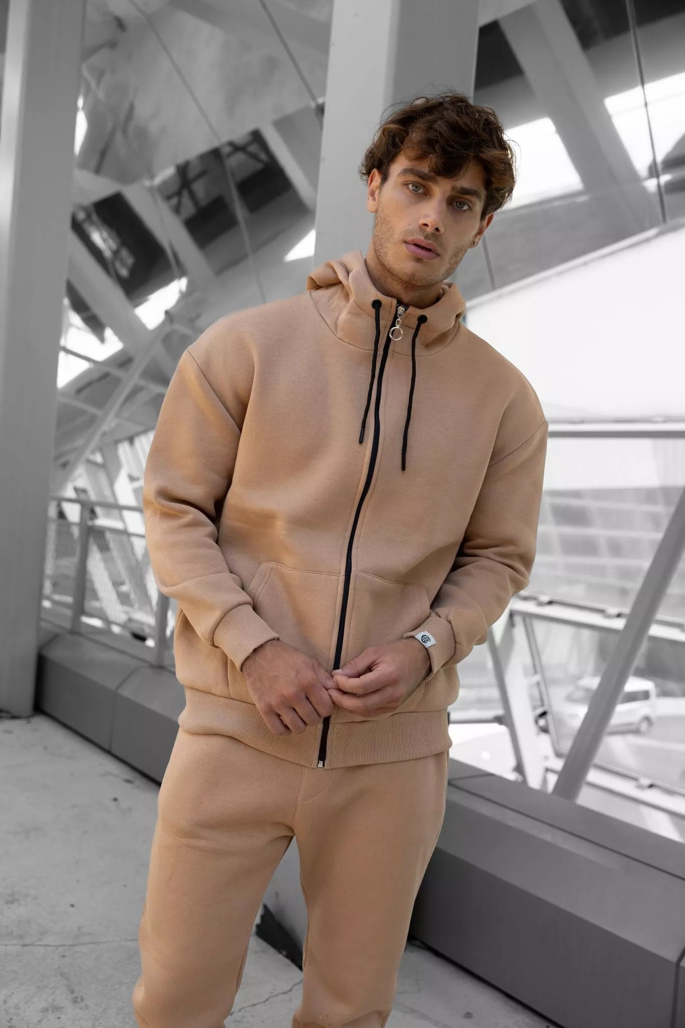 Light brown hooded Zipos set.
