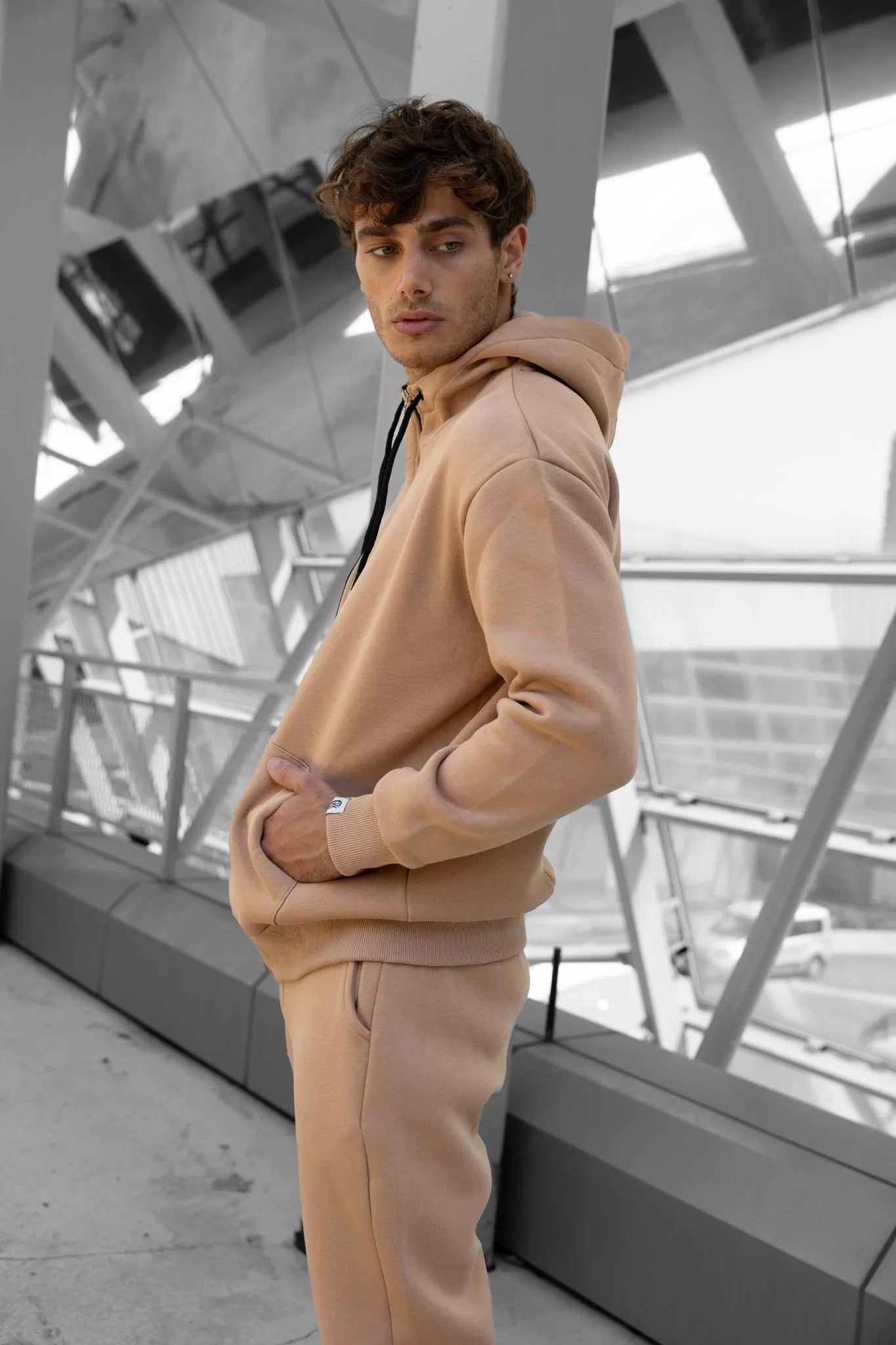 Light brown hooded Zipos set.