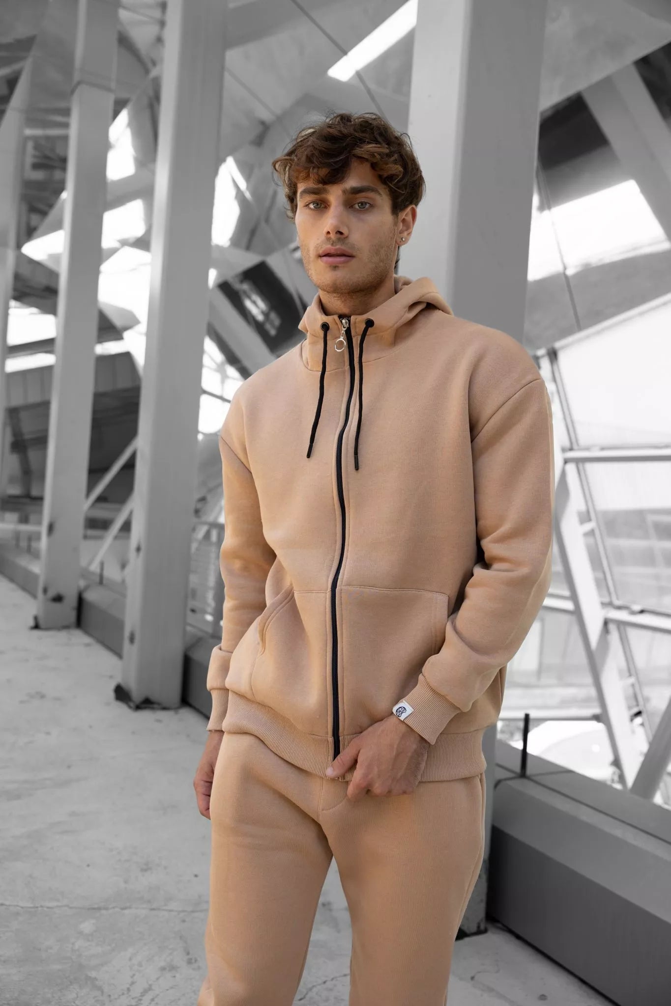 Light brown hooded Zipos set.