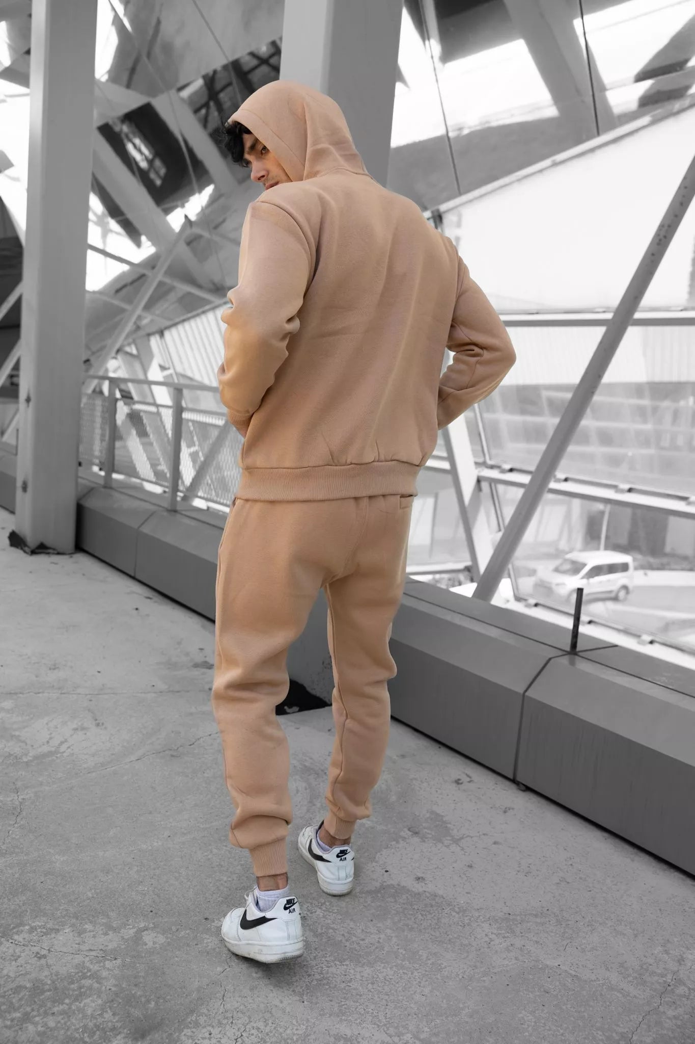 Light brown hooded Zipos set.