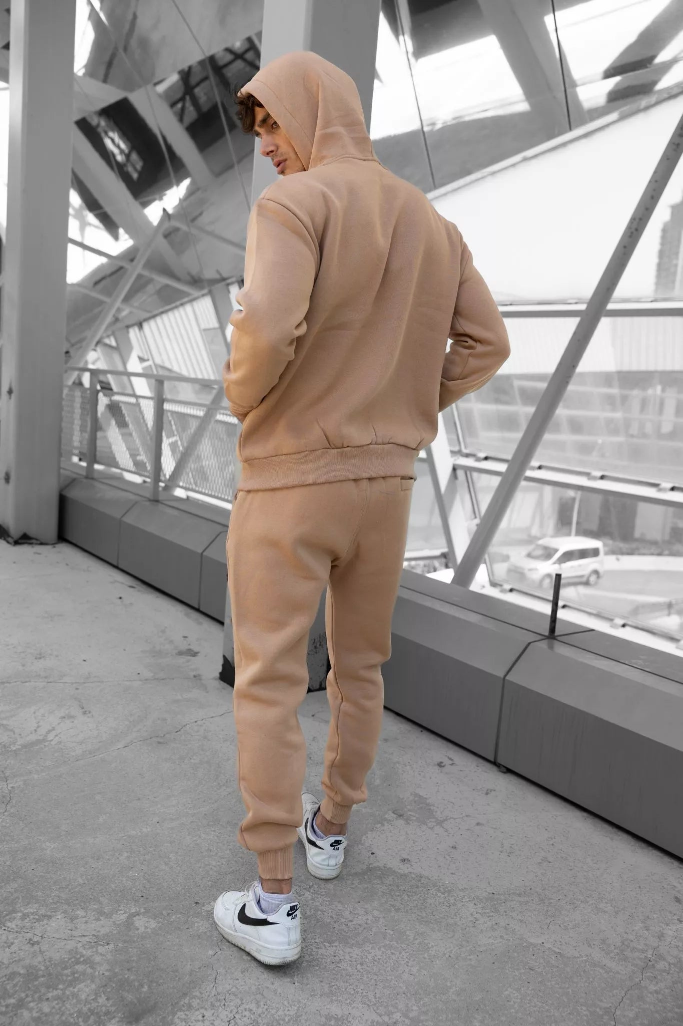 Light brown hooded Zipos set.