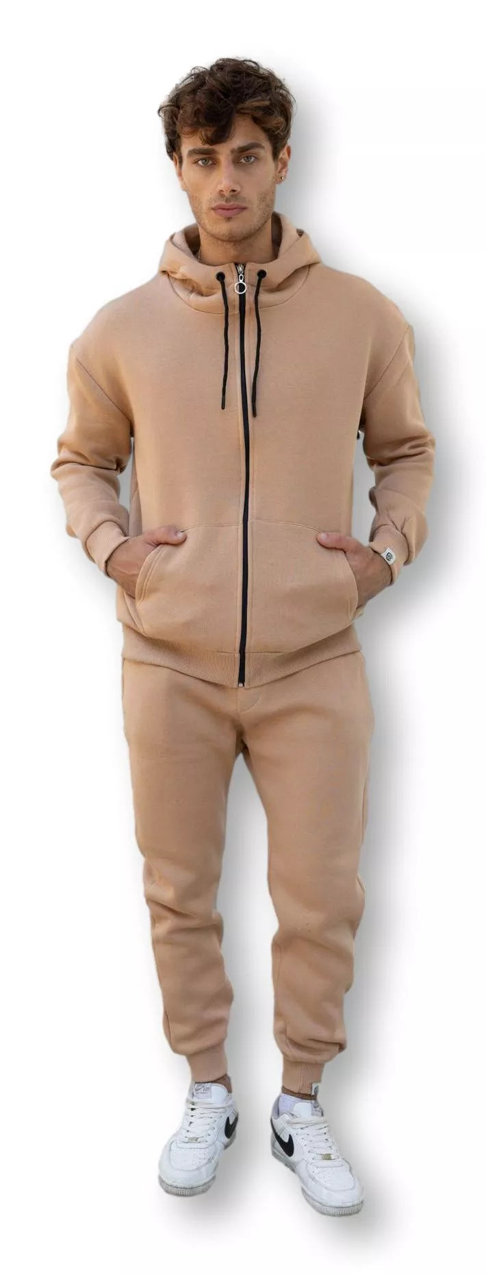 Light brown hooded Zipos set.