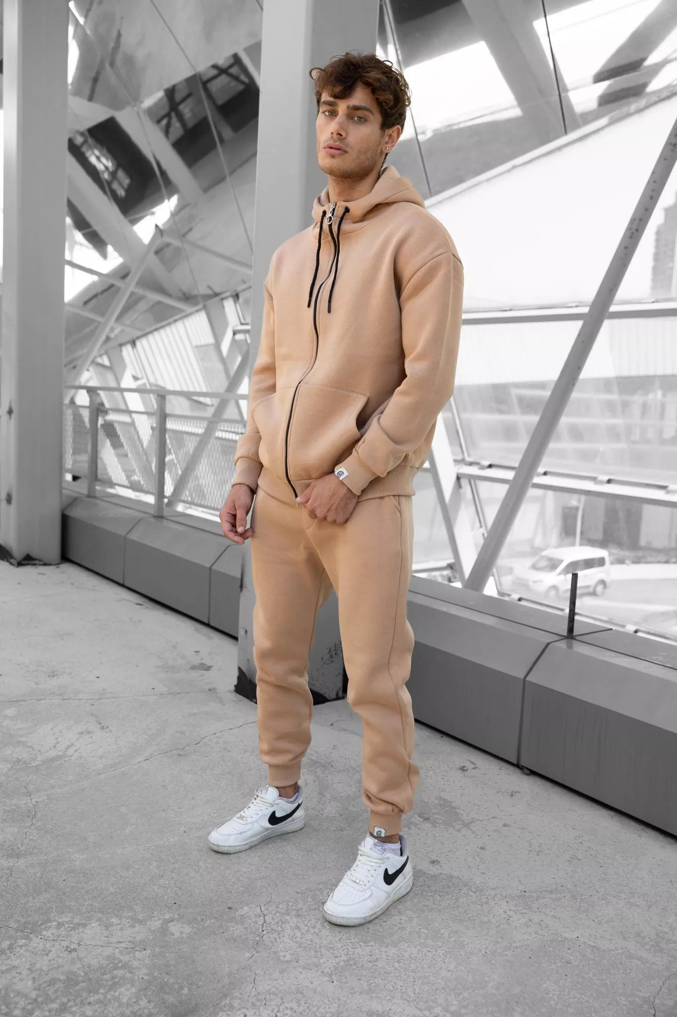 Light brown hooded Zipos set.