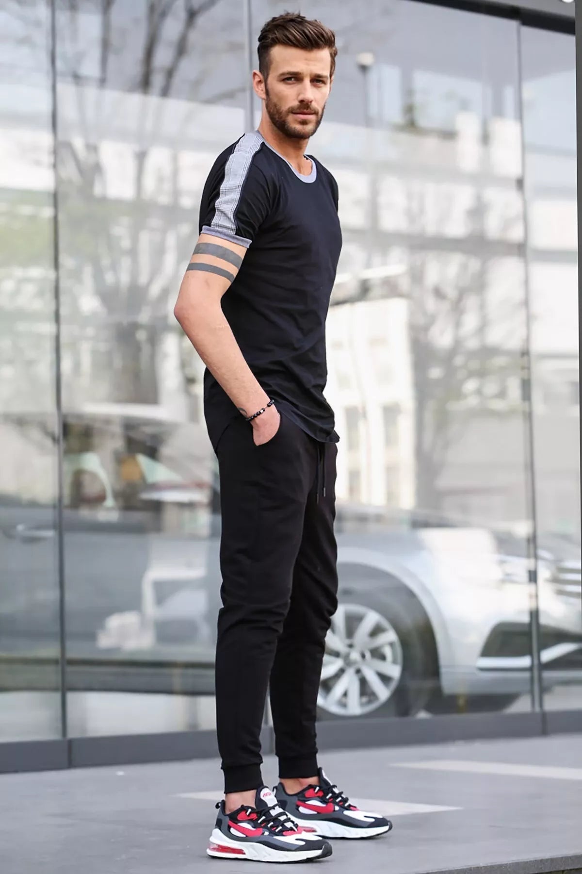 Black men's suit Guga