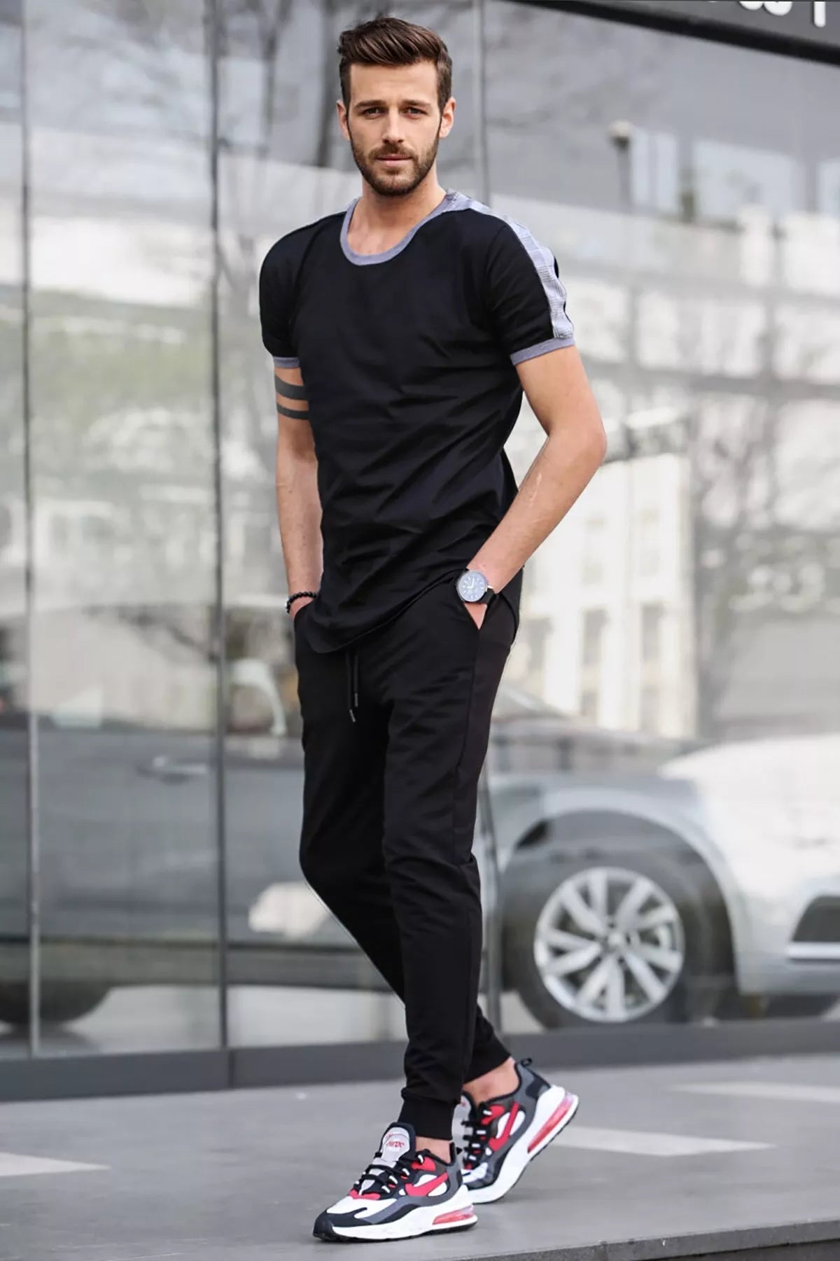 Black men's suit Guga