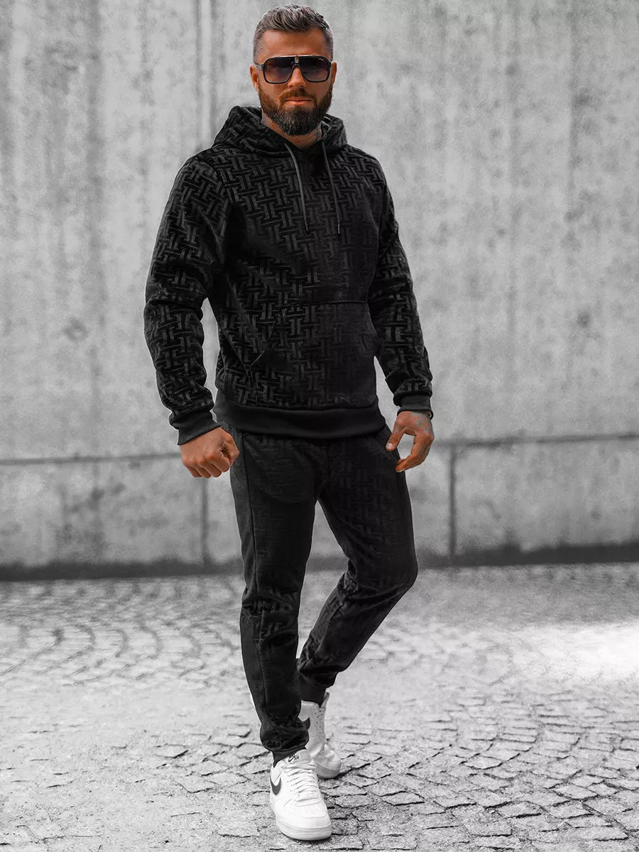 Black men's tracksuit Lirom