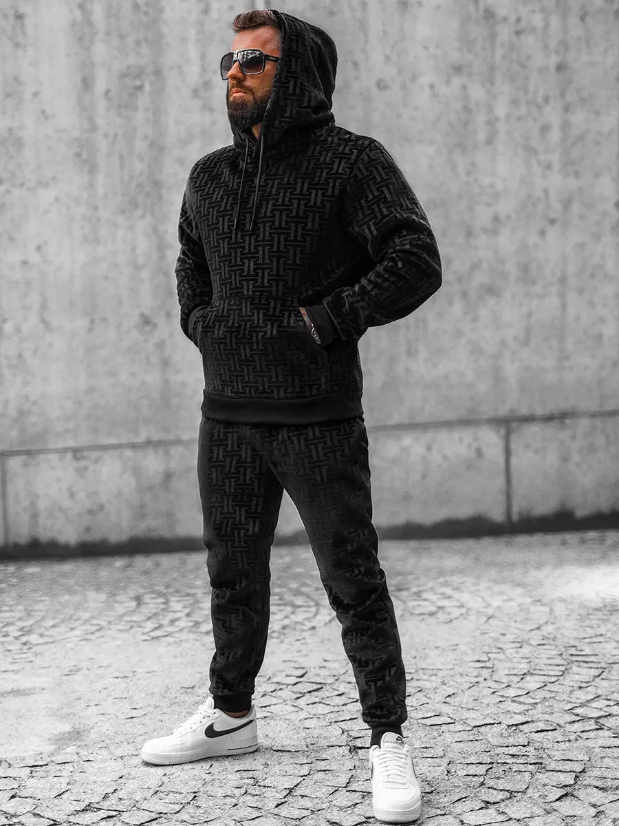 Black men's tracksuit Lirom