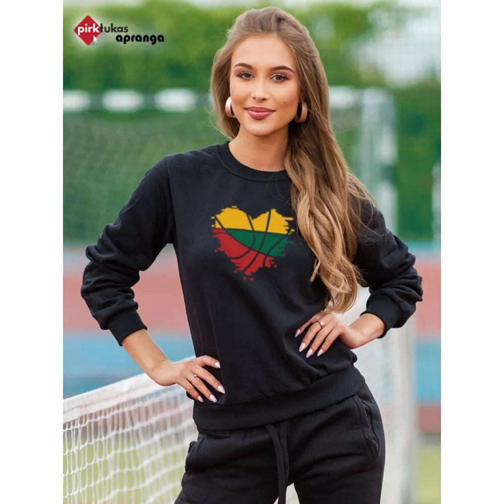 Women's black sweater Lithuania