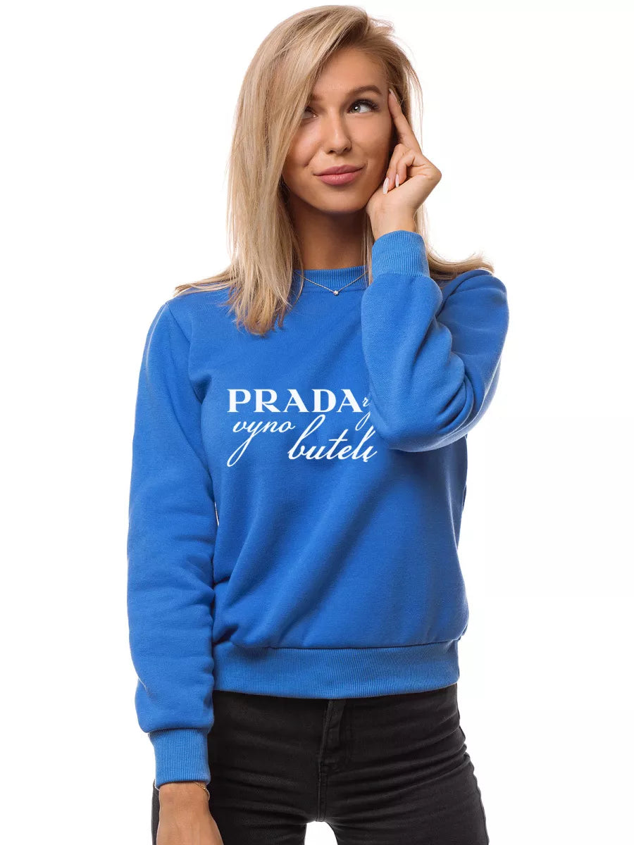 Women's blue sweater Prada