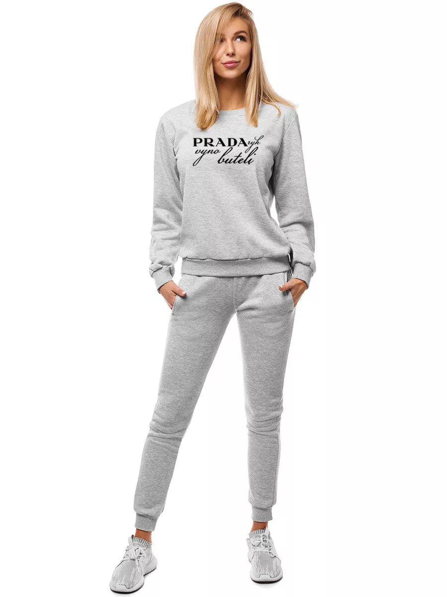 Women's gray sweater Prada