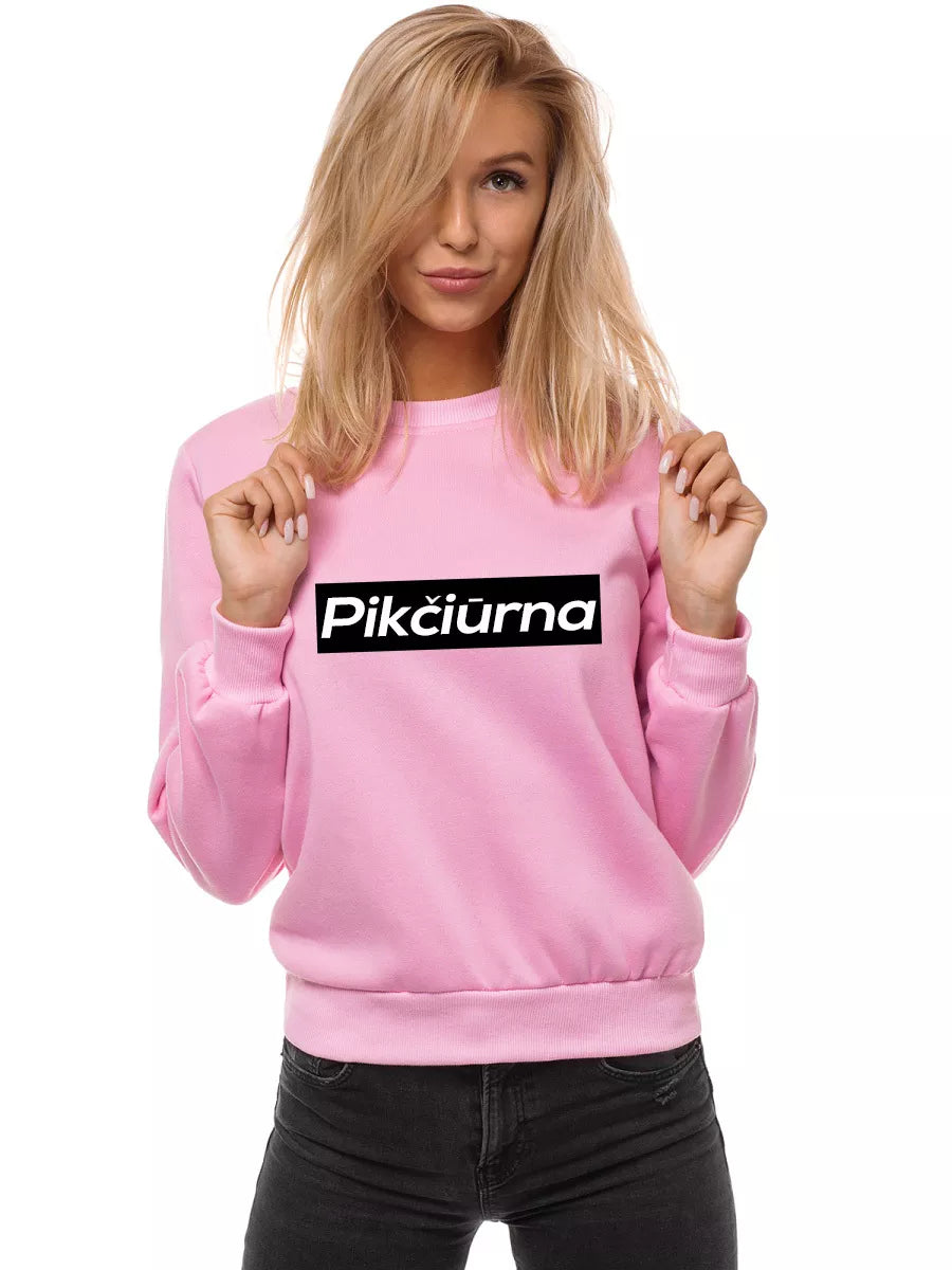 Women's pink sweater Pikčiūrna