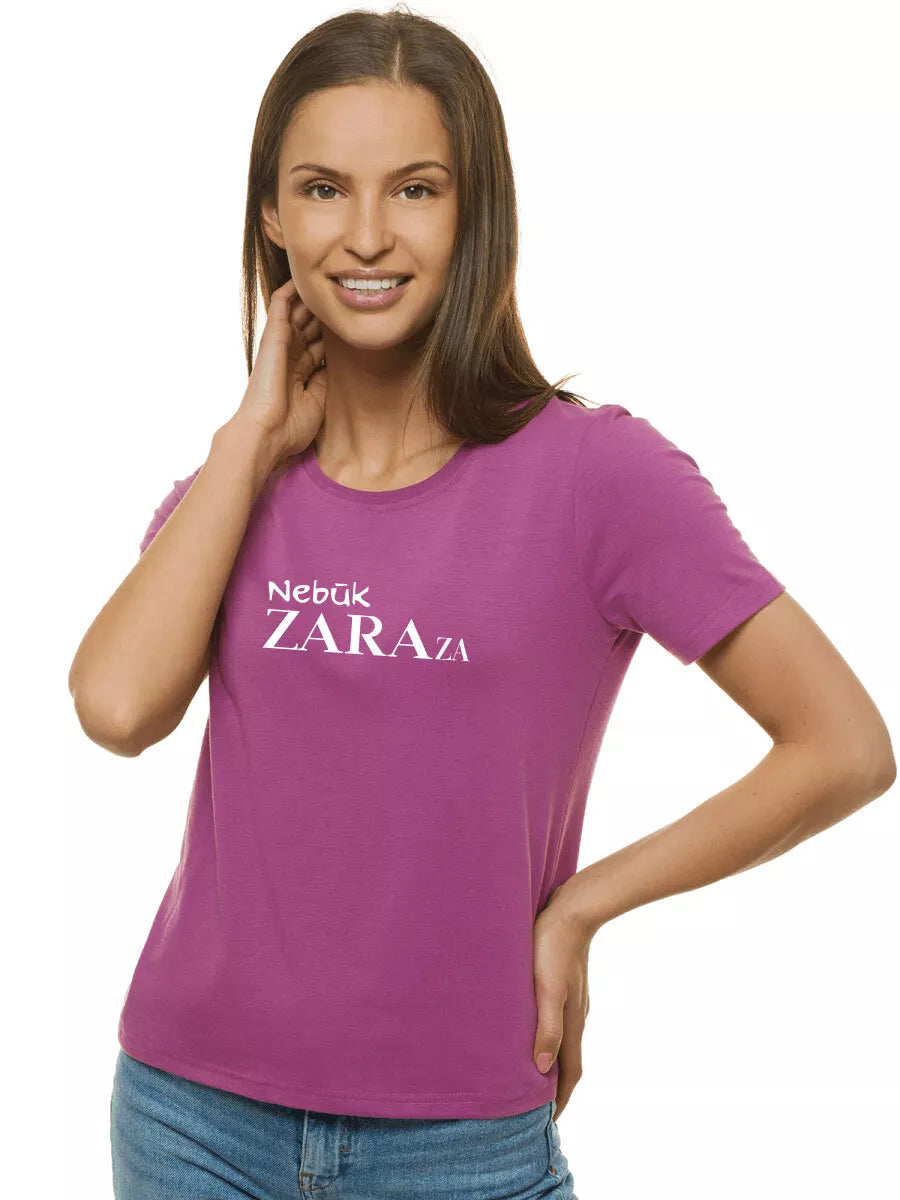 Women's lilac T-shirt Zaraza