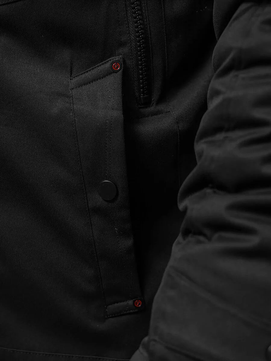Men's black winter jacket onee