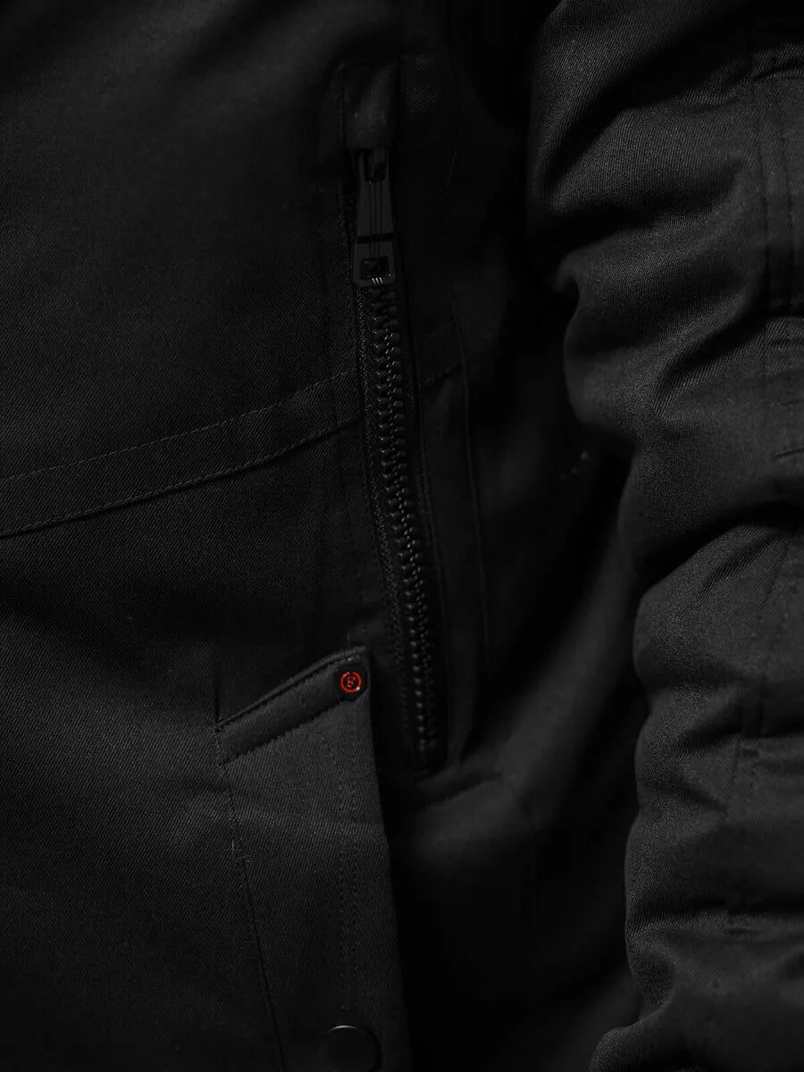 Men's black winter jacket onee