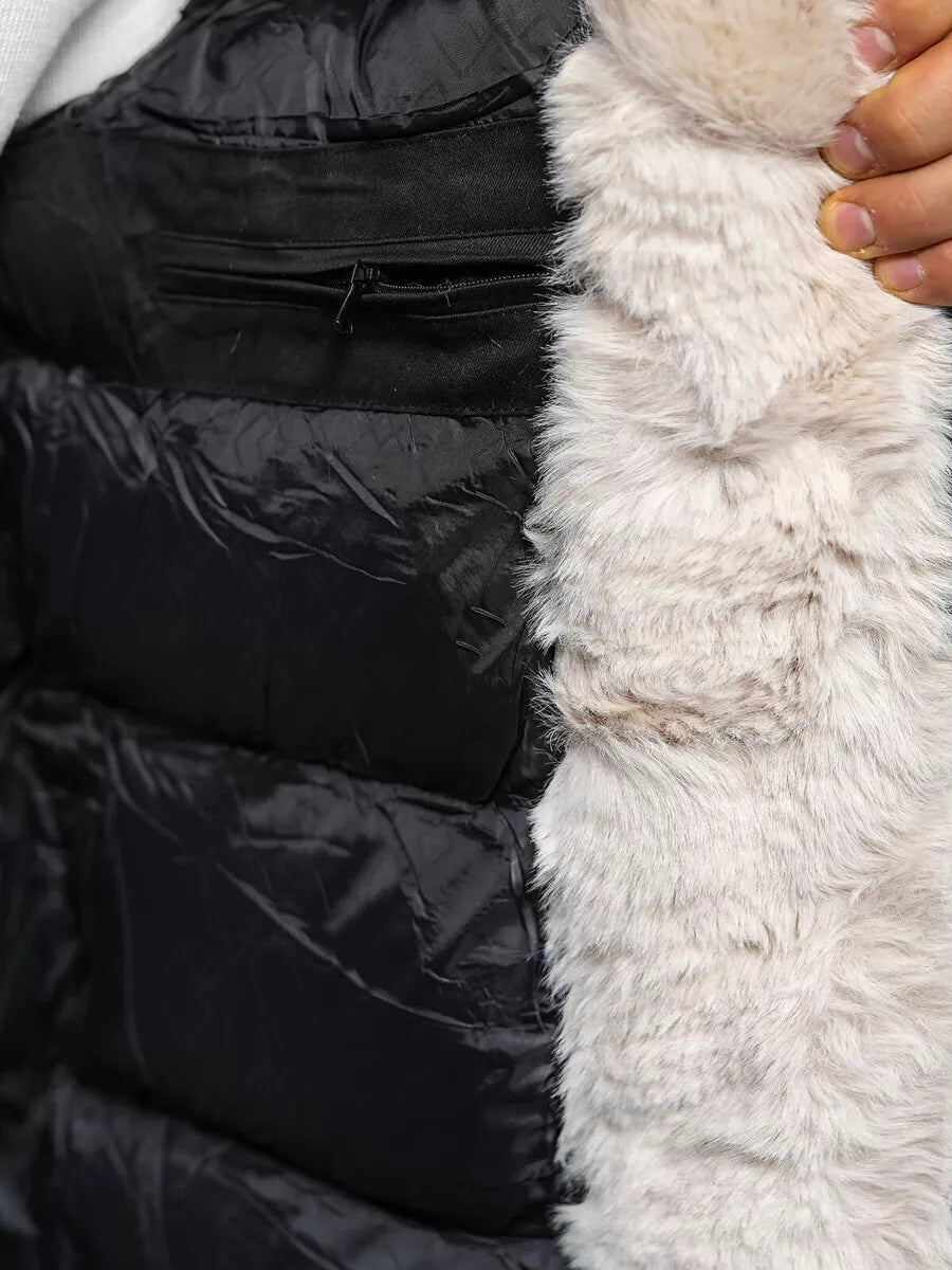 Men's black winter jacket onee