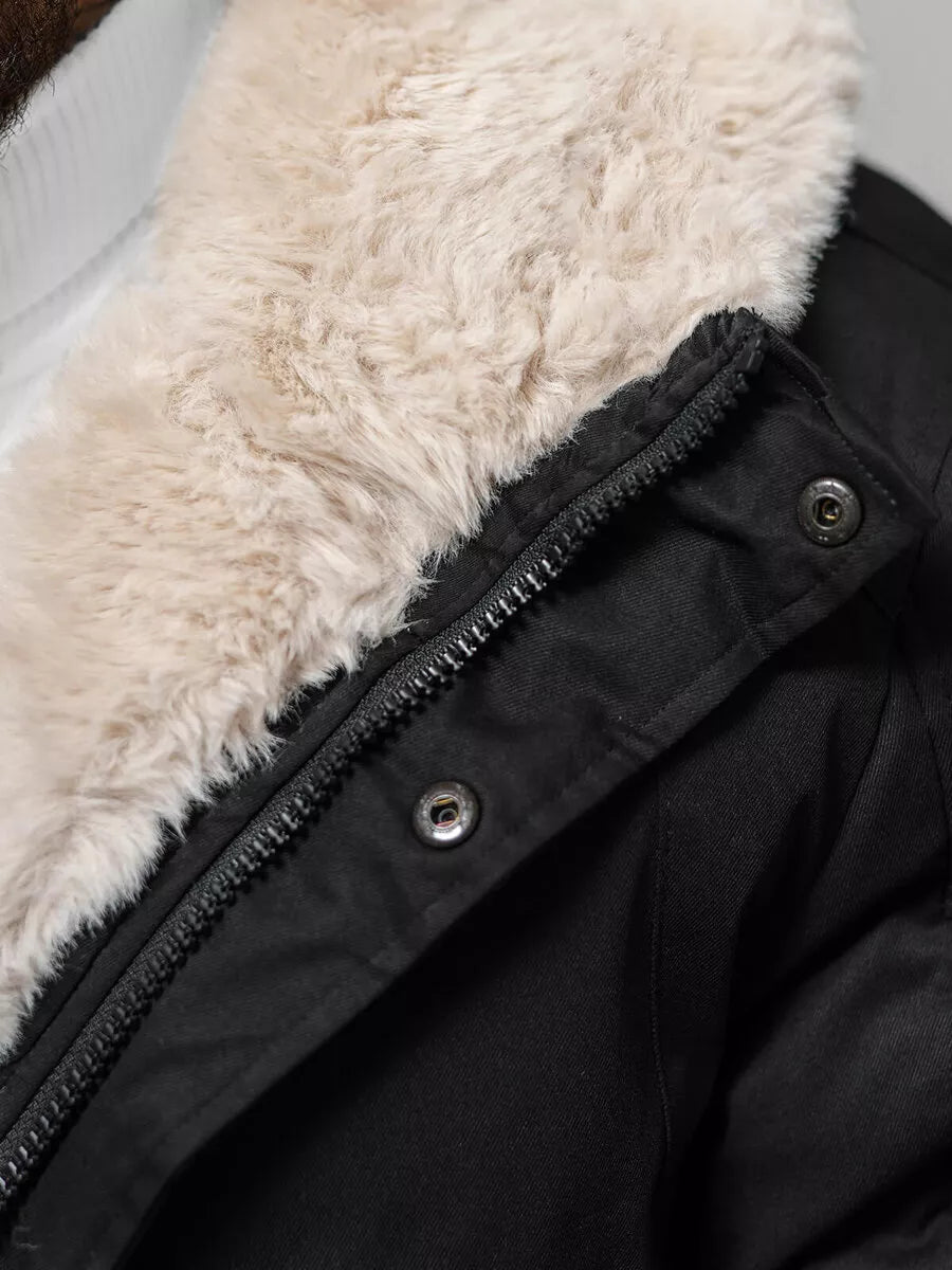 Men's black winter jacket onee