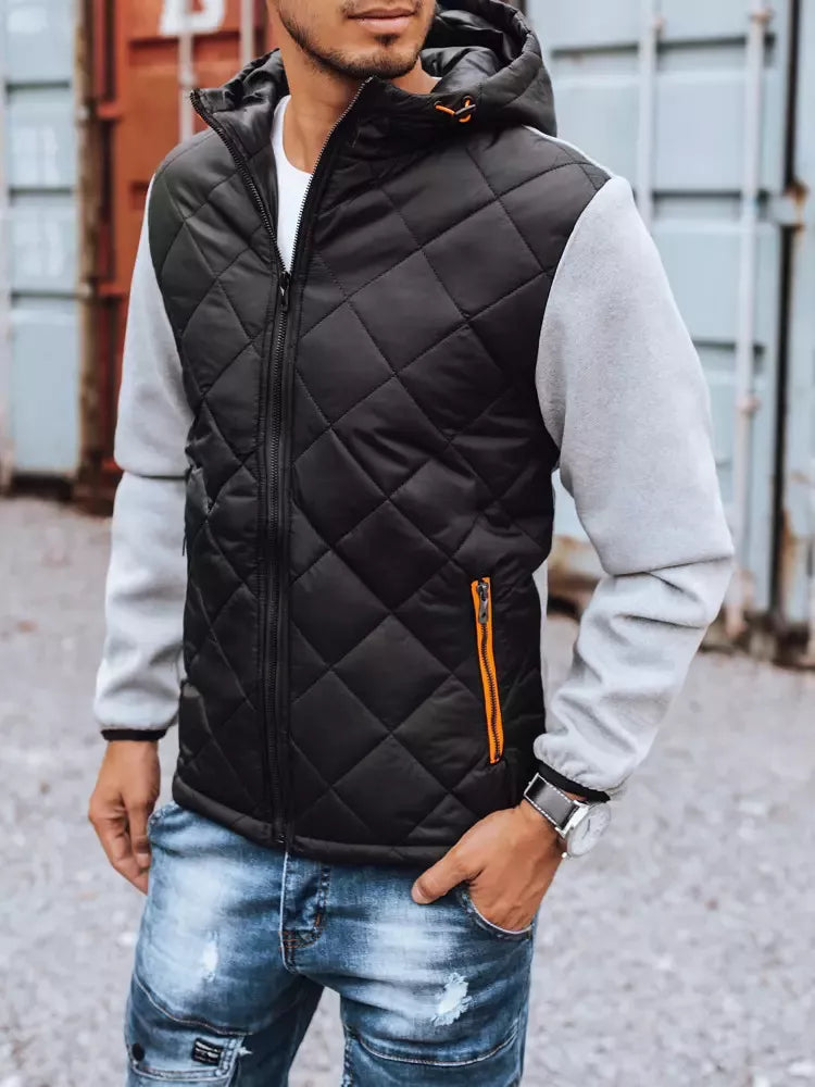 Men's gray hooded jacket Nomad