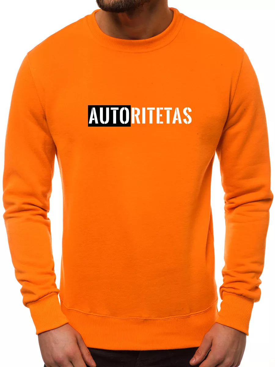 Orange men's sweater Authority