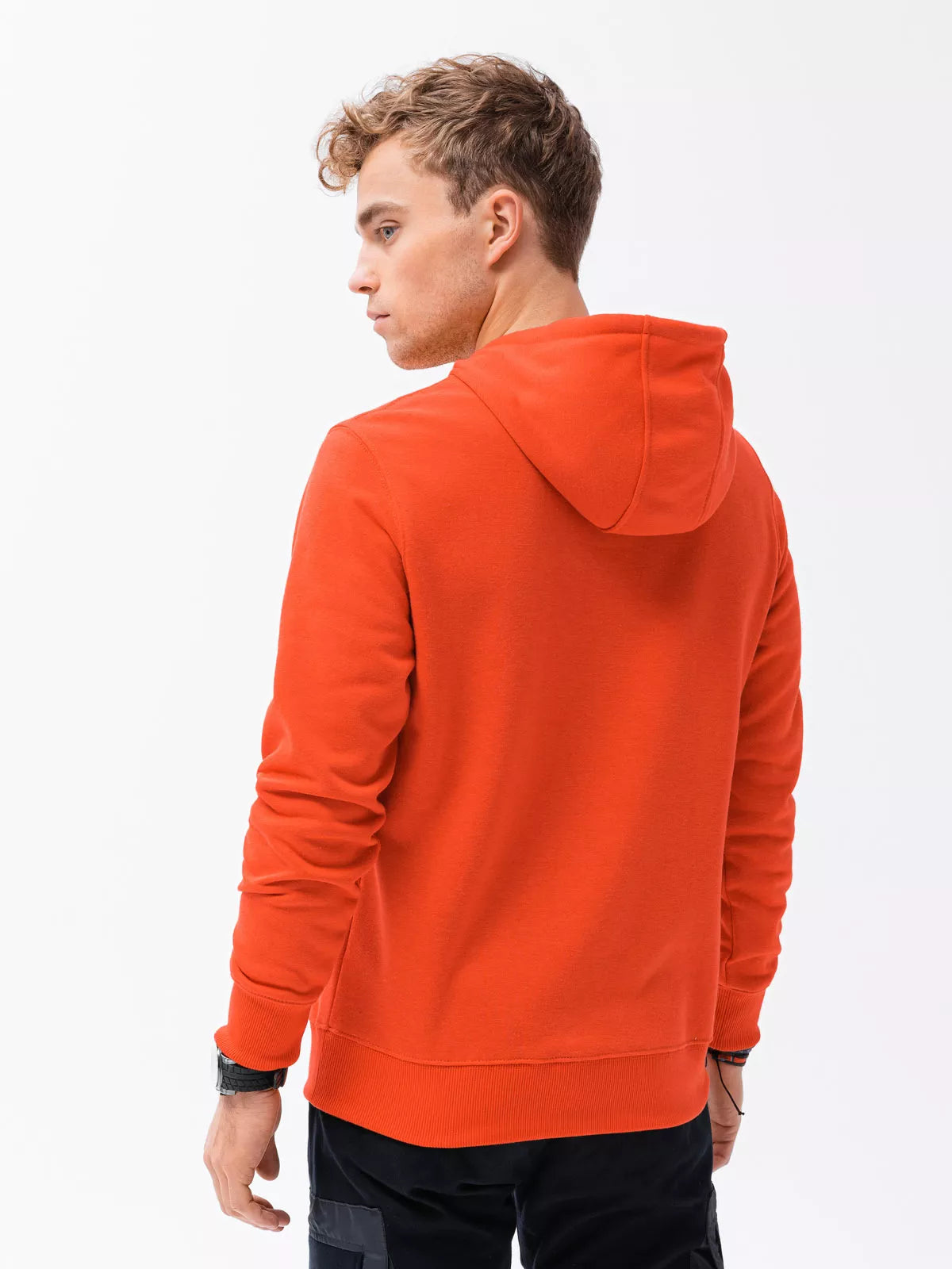 Orange men's sweater Lutol