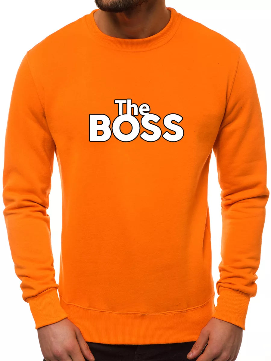 Orange sweater The boss