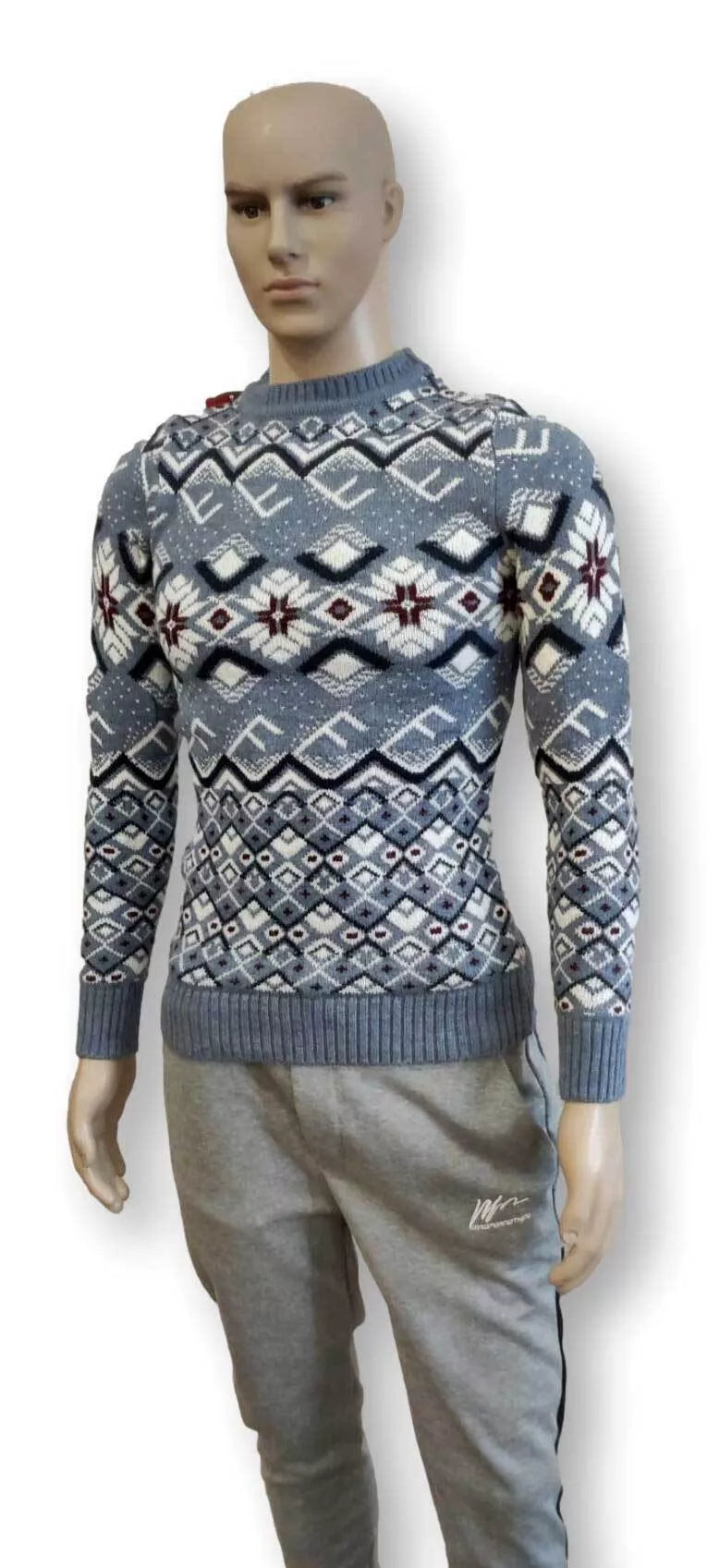 Men's blue sweater Flake
