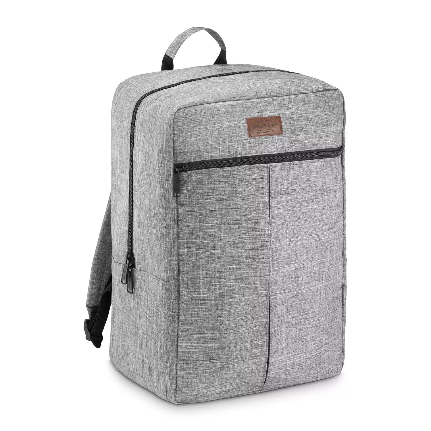 Gray airplane backpack Liker
