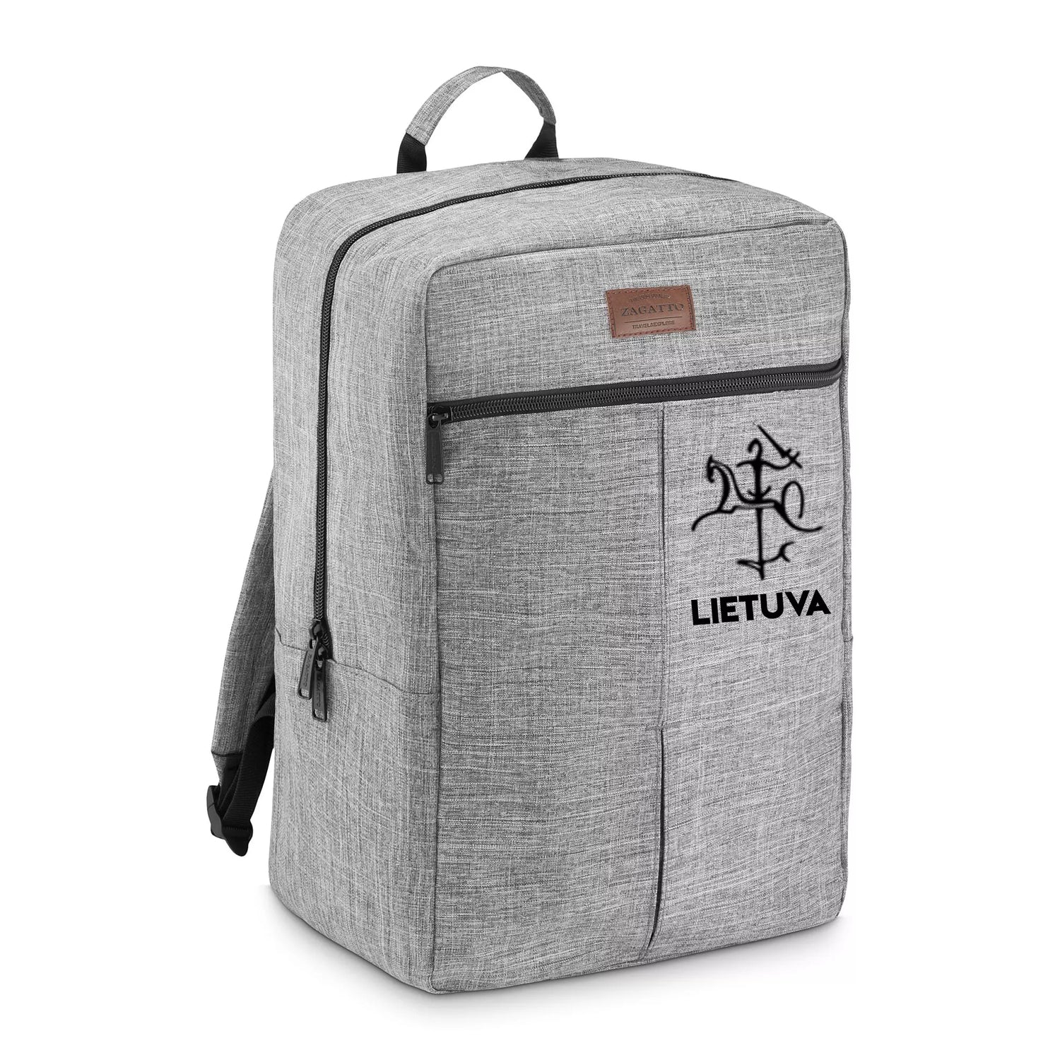 Grey Airplane Backpack Stilistika (Black)