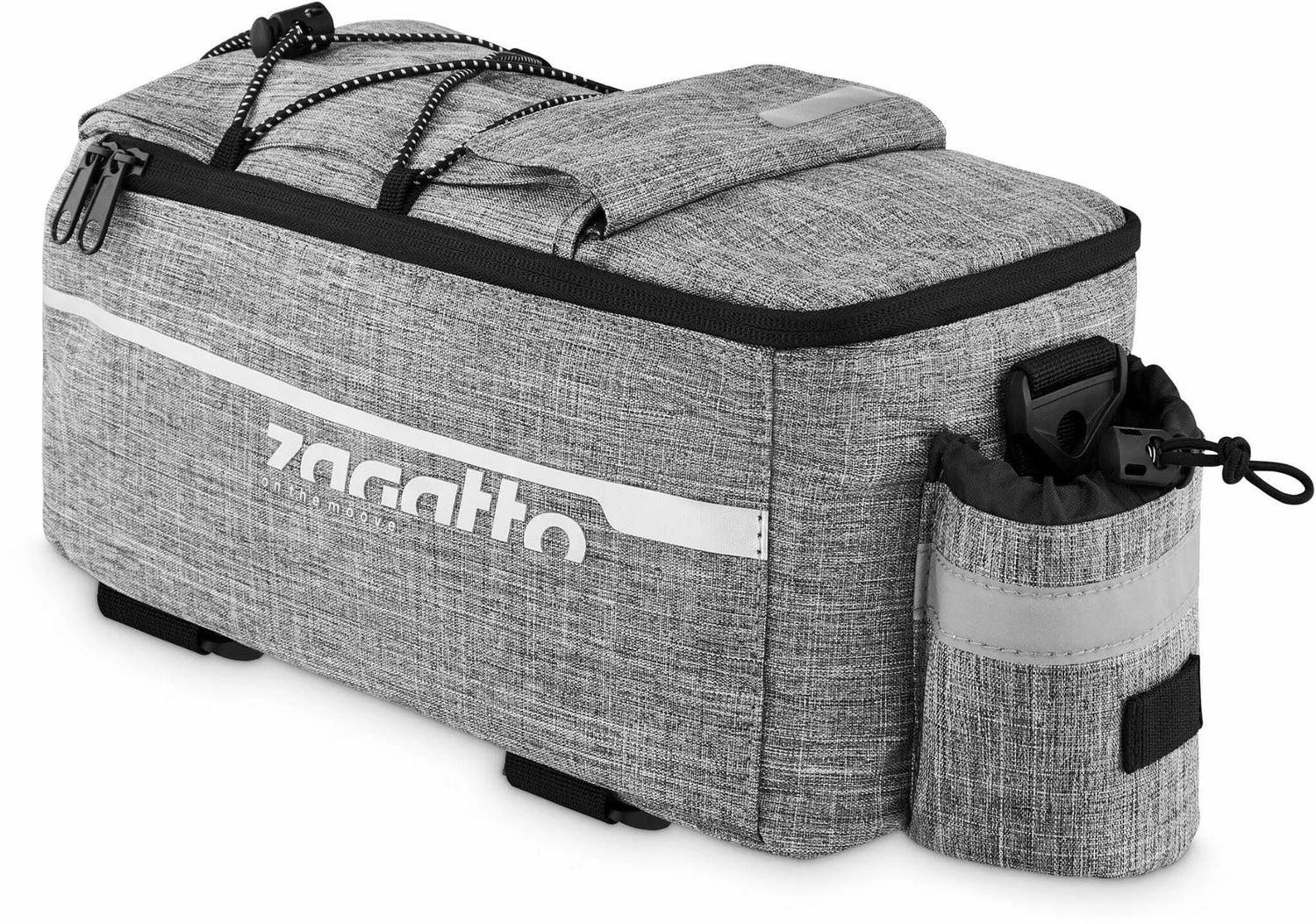 Grey bicycle bag Rivon