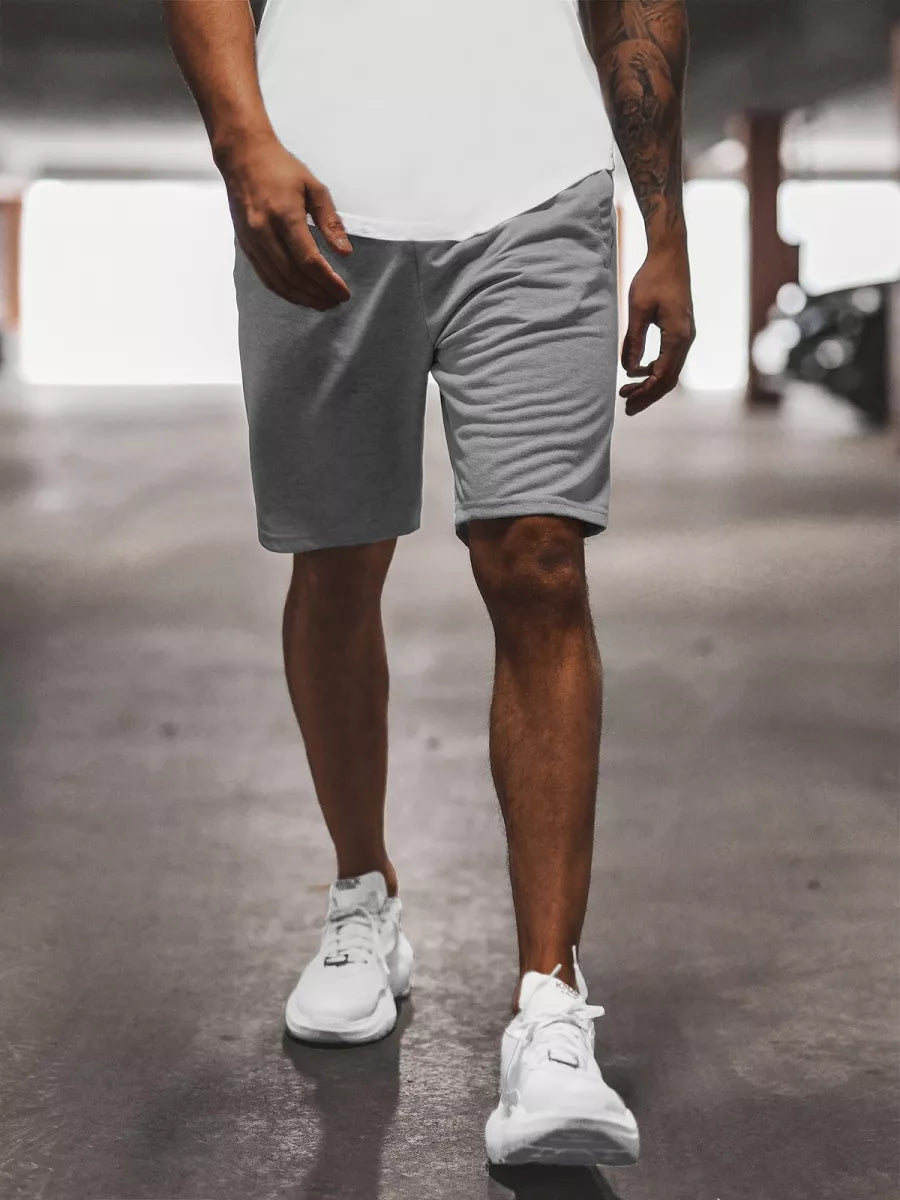 Gray men's sports shorts Saravi