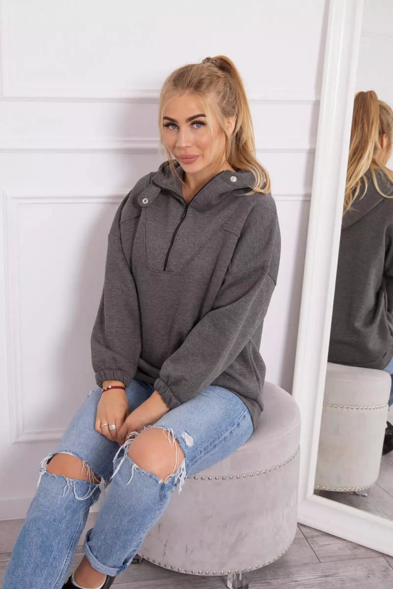 Grey sweater for women Kesi 